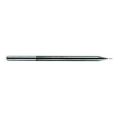 1/8 Dia. x 3 Overall Length 3-Flute Square End Solid Carbide SE End Mill-Round Shank-Center Cut-Amorphous Diamond - Industrial Tool & Supply