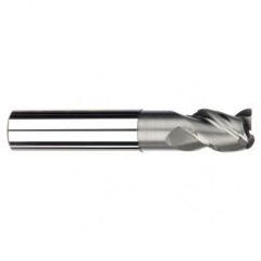 5/8" Dia. - 3/4" LOC - 6" OAL - 3 FL Carbide End Mill-Uncoated - Industrial Tool & Supply