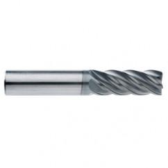 5/16" Dia. - 1-1/4" LOC - 3" OAL - 5 FL Carbide End Mill-AlCrN-X - Industrial Tool & Supply