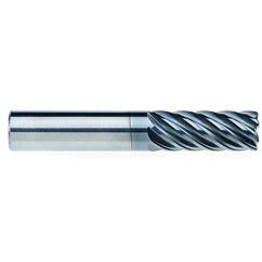 1/2" Dia. - 1-1/4" LOC - 3" OAL - 7 FL Carbide End Mill - AlCrNx - Industrial Tool & Supply