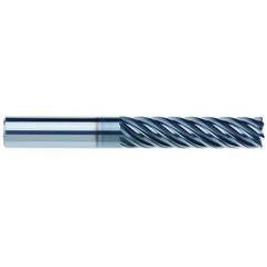 1/2" Dia. - 2-1/8" LOC - 4" OAL - .015 CR 7FL Carbide End Mill - AlCrNx - Industrial Tool & Supply