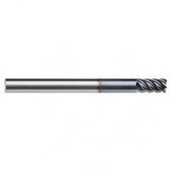 3/16" Dia. - 5/16" LOC - 2" OAL - .015 Radius 5 FL Carbide End Mill-AlTiN-x - Industrial Tool & Supply