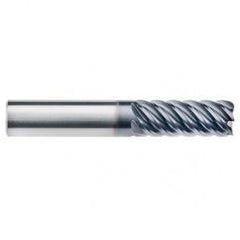 1/4" Dia. - 3/4" LOC - 2-1/2" OAL - 6 FL Carbide End Mill-AlTiN-x - Industrial Tool & Supply