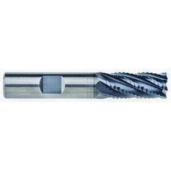 3/8" Dia. - 7/8 LOC - 2-1/2" OAL - .030 CR 6FL Carbide End Mill - AlCrNx - Industrial Tool & Supply
