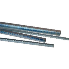 7/8″ Square Keystock, Zinc Plated, 12″ Length - Industrial Tool & Supply