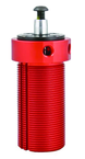 Round Threaded Body Pneumatic Swing Cylinder - #8415-LA .50'' Vertical Clamp Stroke - RH Swing - Industrial Tool & Supply