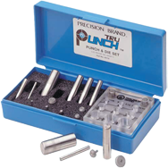 Tru-Punch Punch & Die Set - #40110; 3/4'' Maximum OD; .010'' Maximum Material Thickness - Industrial Tool & Supply