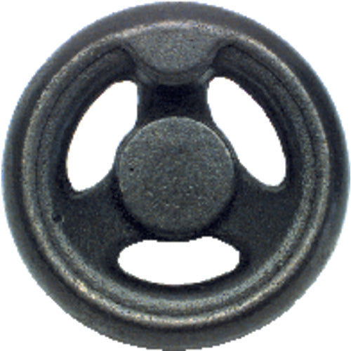 Cast Iron Hand Wheel (No Holes) - 5″ Wheel Diameter, 1 1/4″ Hub Diameter - Industrial Tool & Supply