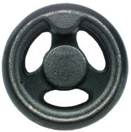 Cast Iron Handwheel (No Holes) - 8'' Wheel Diameter; 1-21/32'' Hub Diameter - Industrial Tool & Supply