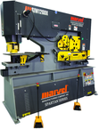 126 Ton - 14" Throat - 15HP, 440V, 3PH Motor Dual Cylinder Complete Integrated Ironworker - Industrial Tool & Supply