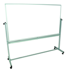 72 x 40 Whiteboard with Frame and Casters - Industrial Tool & Supply