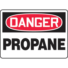 Sign, Danger Propane, 7″ × 10″, Aluminum - Industrial Tool & Supply