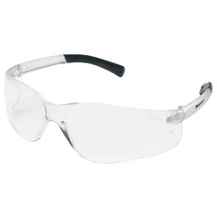 Safety Glasses - Clear Anti-Fog Lens - Chrome Frame S21 Style - Industrial Tool & Supply
