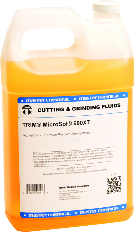 1 Gallon TRIM® MicroSol® 690XT High Lubricity Low Foam Premium Semi-Synthetic - Industrial Tool & Supply