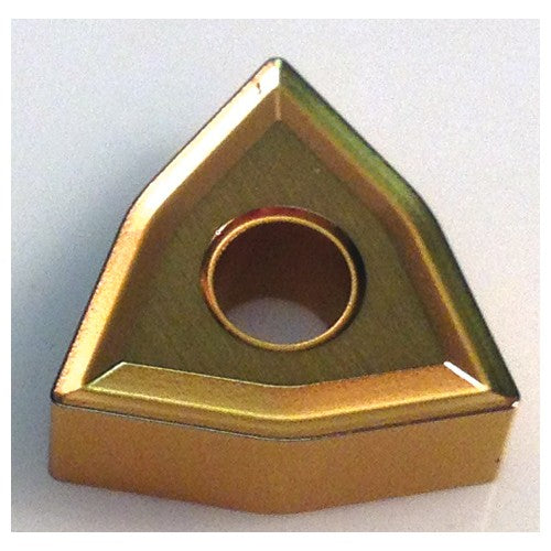 WNMG 432 M46 PT1225, 0.032'Ä≥ Corner Radius, 0.187'Ä≥ Thick, 1/2'Ä≥ Inscribed Circle, TiN|TiCN|Al2O3|TiN, Trigon, Turning Indexable Insert - Industrial Tool & Supply