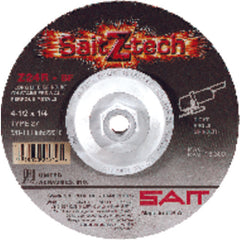 6″ × 1/4″ × 5/8″-11 - Zirconium 24 Grit Type 27 - Cut-Off Wheel - Industrial Tool & Supply