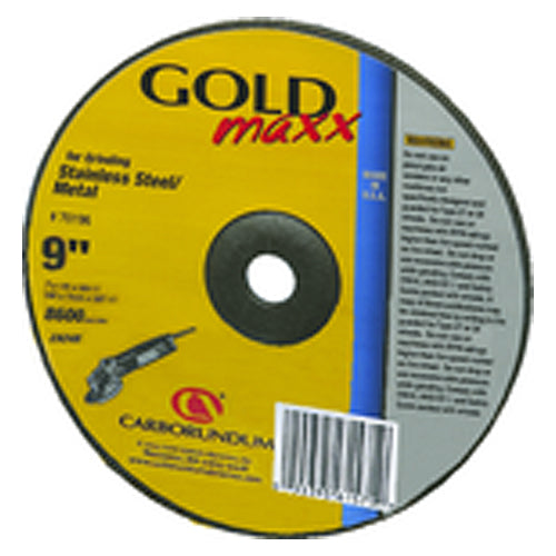 9″ × 1/4″ × 7/8″ - Zirconium 24 Grit Type 27 - Cut-Off Wheel - Industrial Tool & Supply