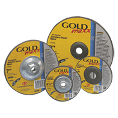 5″ × 1/4″ × 7/8″ - Zirconium 24 Grit Type 27 - Cut-Off Wheel - Industrial Tool & Supply