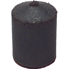 1 3/4″ × 1″ × 1/4″ - Pointed Resin Bonded Rubber Cone (Fine Grit) - Industrial Tool & Supply