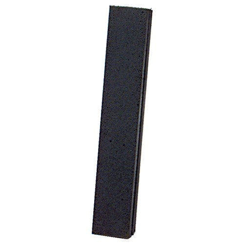 6″ × 1″ × 1/4″ - Oblong - Resin Bonded Rubber Block & Stick (Fine Grit) - Industrial Tool & Supply
