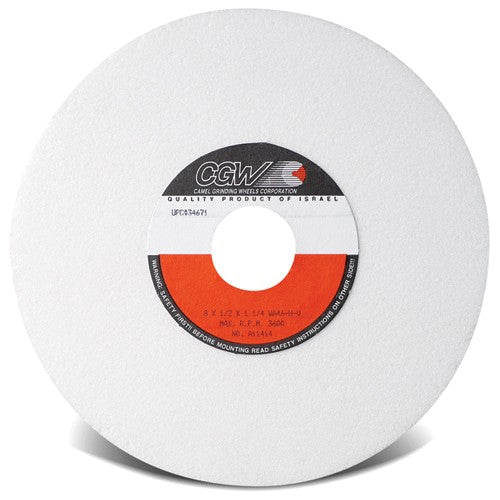 7″ × 1/2″ × 1-1-4″ - Aluminum Oxide (WA) / 46J Type 1 - Surface Grinding Wheel