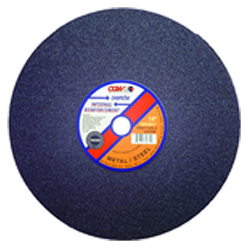 14″ × 3/32″ × 1″ - A30-NBF Aluminum - Aluminum Oxide Reinforced Cut-Off Wheel - Industrial Tool & Supply