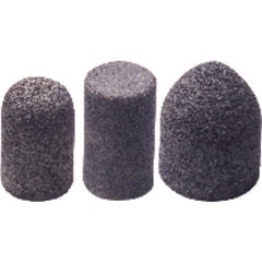 1 1/2″ × 3″ × 3/8″–24–16 Grit - Aluminum Oxide - Style T17 - Resin Cone - Industrial Tool & Supply