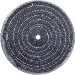 8″ WITH 3/8 SPIRAL SEWED DENIM BUFF - Industrial Tool & Supply