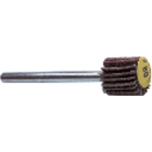 1 3/16″ × 3/16″ × 1/8″-240 Grit - Mounted Mini Flap Wheel - Industrial Tool & Supply