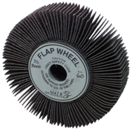 4 x 2" - 120 Grit - Aluminum Oxide - Non-Woven Flap Wheel - Industrial Tool & Supply