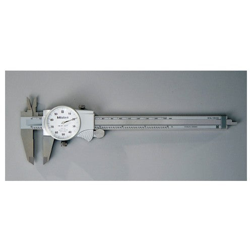 ‎0-300 mm Range - Dial Caliper White Face - 0.02 mm Graduation - Industrial Tool & Supply