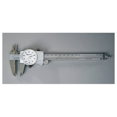‎0-300 mm Range - Dial Caliper White Face - 0.02 mm Graduation - Industrial Tool & Supply
