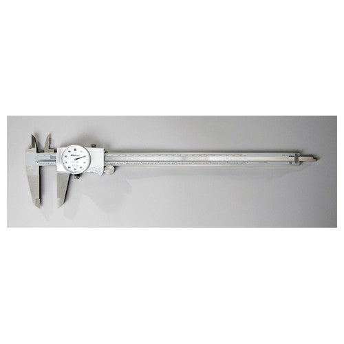 ‎0-12″ Range - Dial Caliper White Face - 0.001″ Graduation - Industrial Tool & Supply