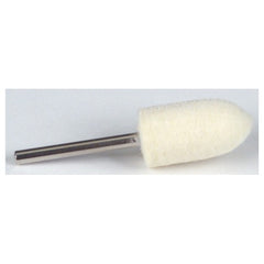 1/2″ 1″ 1/8″ Shank - Rock Hard Cone Felt Bob - Industrial Tool & Supply