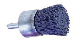 1'' Diameter - Nylon Abrasive End Brush - Industrial Tool & Supply