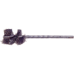 11/16″ Diameter - Crimped Steel Wire Tube Brush - Industrial Tool & Supply