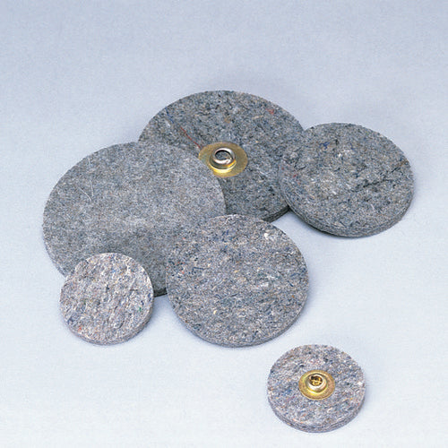 3″ - Grit - Felt Rol-On Quick Change Polishing Disc Alt mfg # 840480 - Industrial Tool & Supply
