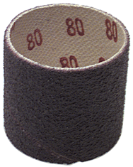 1 x 3'' - 80 Grit - A/O Resin Bond Abrasive Band - Industrial Tool & Supply