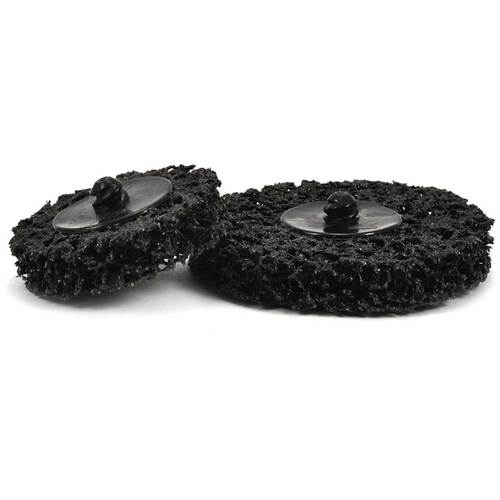 3″ - Extra Coarse Grit - Cleaning Roll-On Quick Change Disc - Industrial Tool & Supply