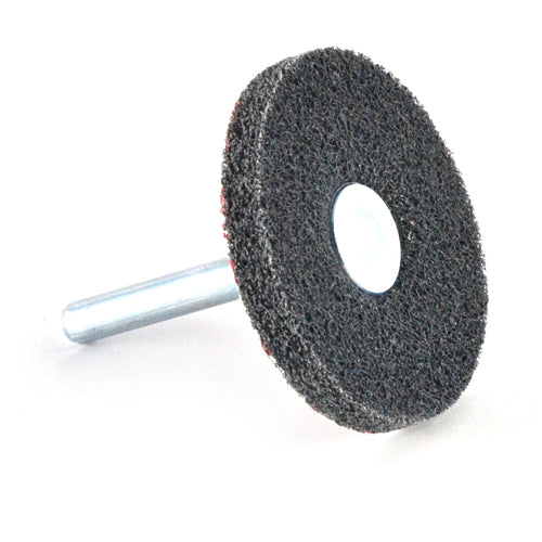 2″ × 1/4″ × 1/4″ - Coarse Grit - Deburring Wheel - Industrial Tool & Supply