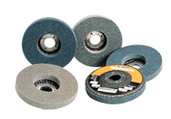 4-1/2 x 7/8'' - Fine Grit - Silicon Carbide BriteRite Type 27 Unitized Wheel - Industrial Tool & Supply