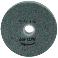 6 x 1 x 1'' - Fine Grit - Silicon Carbide Light Deburring Non-Woven Wheel - Industrial Tool & Supply