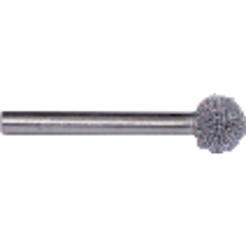 1/4″ × 1/4″-1/8″ Shank - Sphere SSG Carbide Burr - Industrial Tool & Supply