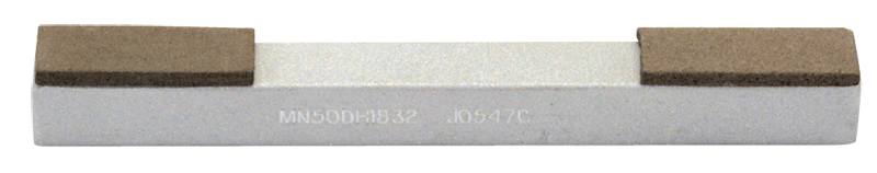 1'' Diamond Length - 4'' OAL (3/8 x 3/8") - 150/220 Grit - Double End Resin Bond Diamond Hone - Industrial Tool & Supply