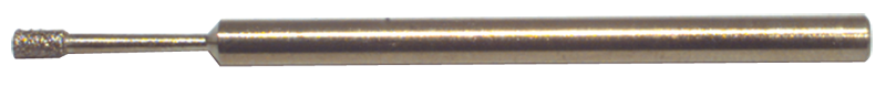 .394 x .394 x 1/4" - 220 Grit - Diamond Jig Grinding Mandrel - Industrial Tool & Supply