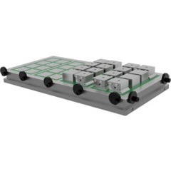 16″ × 36″ 72 pole Electropermanent Mastermill Milling Chuck 170N/cm2 holding force - Industrial Tool & Supply