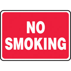 Sign, No Smoking, 10″ × 14″, Aluminum - Industrial Tool & Supply