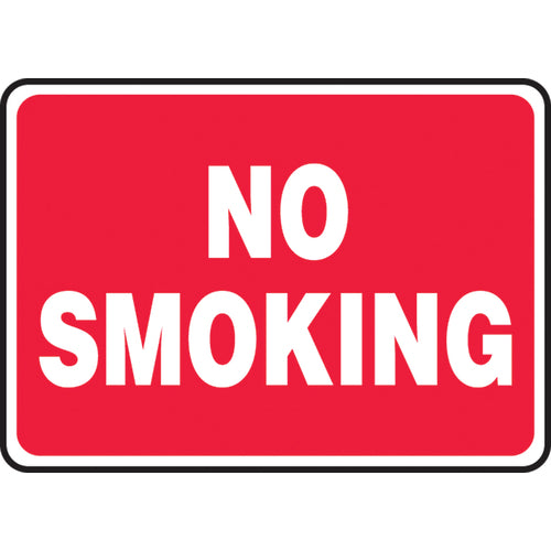 Sign, No Smoking, 7″ × 10″, Vinyl - Industrial Tool & Supply
