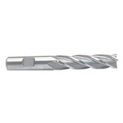 1-1/4 Dia. x 6-1/2 Overall Length 6-Flute Square End M-42 Cobalt SE End Mill-Round Shank-Center Cut-Uncoated - Industrial Tool & Supply