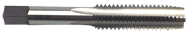 M18x2.5 D7 4-Flute High Speed Steel Bottoming Hand Tap-Bright - Industrial Tool & Supply